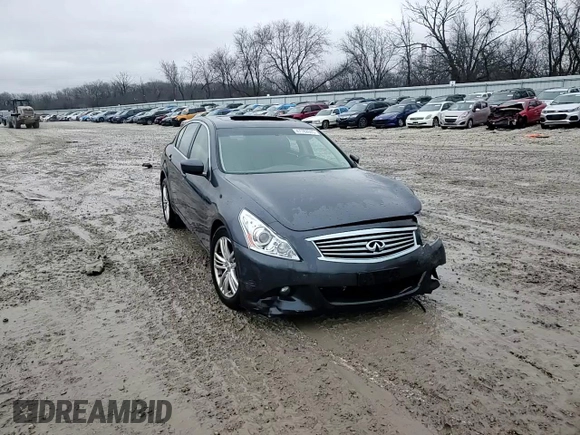 2012 Infiniti G25 Sedan x with VIN JN1DV6AR2CM730754, listed as a Copart auction lot 47788085 with 0 mi miles and Salvage Title. Bid and sale history available at carsss.com. Image 13.
