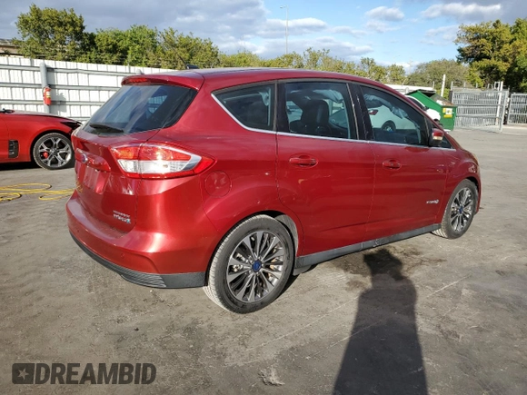 2017 Ford C-Max Titanium z VIN 1FADP5DU5HL109402, wystawiony jako Copart lot #82934474 z przebiegiem 14 617 mil mil oraz Nie do naprawy • Non repairable. Historia ofert i sprzedaży dostępna na DreamBid. Obrazek 3.