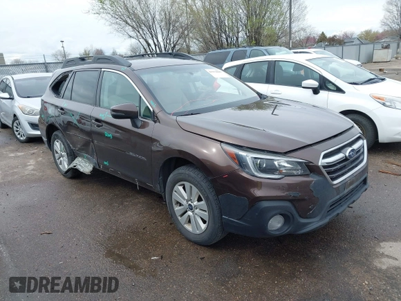2019 Subaru Outback Premium with VIN 4S4BSAHC6K3264148, listed as a IAAI auction lot 41912840 with 78,440 mi miles. Bid and sale history available at carsss.com. Image 1.