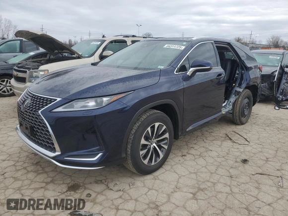 2021 Lexus RX with VIN JTJHZKFA5M2029909, listed as a Copart auction lot 44311725 with 30,556 mi miles and Salvage Title. Bid and sale history available at carsss.com. Image 1.