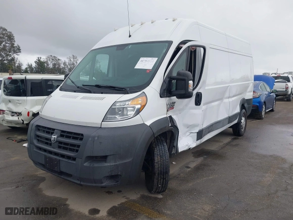 2016 Ram ProMaster Cargo Van with VIN 3C6TRVDG2GE102447, listed as a IAAI auction lot 41784510 with 107,712 mi miles. Bid and sale history available at carsss.com. Image 17.