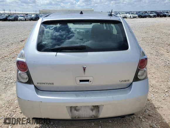 2010 Pontiac Vibe w/1SA with VIN 5Y2SP6E88AZ420379, listed as a Copart auction lot 71019404 with 187,255 mi miles and Salvage Title. Bid and sale history available at carsss.com. Image 6.