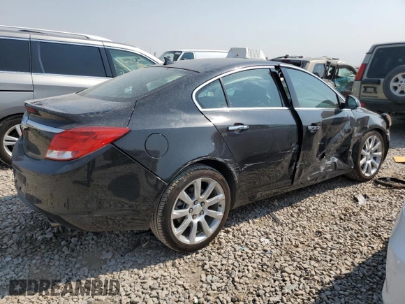 2012 Buick Regal Turbo Premium 3 with VIN 2G4GU5GV1C9134376, listed as a Copart auction lot 65253524 with 52,228 mi miles and Salvage title. Bid and sale history available at DreamBid. Image 3.