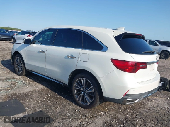 2019 Acura MDX w/Technology Pkg with VIN 5J8YD3H55KL008154, listed as a IAAI auction lot 41983227 with 64,403 mi miles. Bid and sale history available at carsss.com. Image 3.