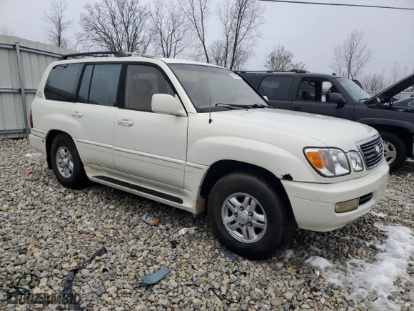 1999 Lexus LX 470 Luxury SUV with VIN JT6HT00W7X0062656, listed as a Copart auction lot 85998394 with 0 mi miles and Clean Title. Bid and sale history available at carsss.com. Image 4.