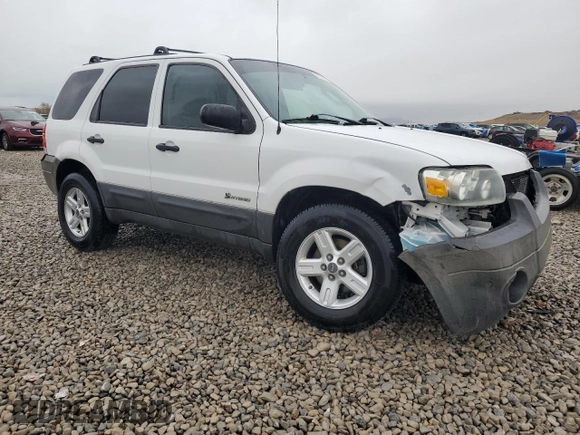 2006 Ford Escape Hybrid with VIN 1FMCU96H96KC73563, listed as a Copart auction lot 81958664 with 186,023 mi miles and Salvage Title. Bid and sale history available at carsss.com. Image 4.