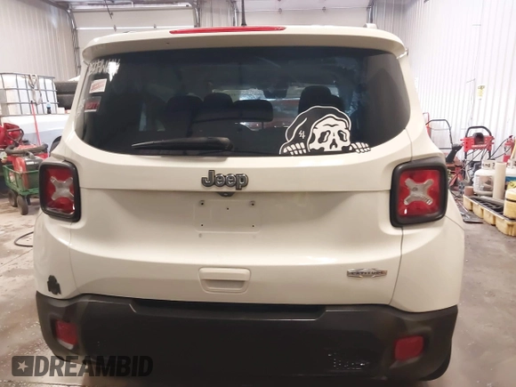 2020 Jeep Renegade Latitude with VIN ZACNJABB4LPL26676, listed as a IAAI auction lot 41662429 with 94,898 mi miles and . Bid and sale history available at DreamBid. Image 16.