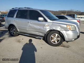 2007 Honda Pilot EX-L with VIN 5FNYF28697B029997, listed as a Copart auction lot 47287275 with 175,734 mi miles and Salvage Title. Bid and sale history available at carsss.com. Image 4.