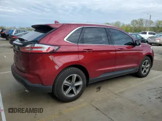 2019 Ford Edge SEL z VIN 2FMPK3J93KBC70523, wystawiony jako Copart lot #53424725 z przebiegiem 71 472 mil mil oraz Szkoda całkowita • Salvage title. Historia ofert i sprzedaży dostępna na DreamBid. Obrazek 3.