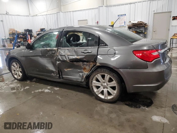 2013 Chrysler 200 LX with VIN 1C3CCBAB2DN671120, listed as a Copart auction lot 42222725 with 144,319 mi miles and Salvage Title. Bid and sale history available at carsss.com. Image 2.