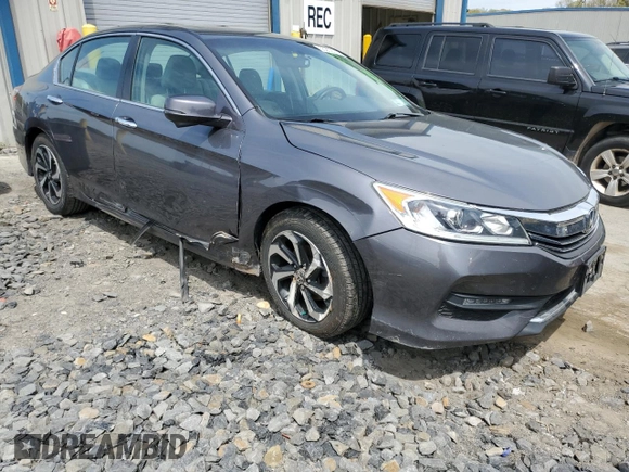 2016 Honda Accord Sedan EX with VIN 1HGCR2F79GA206040, listed as a Copart auction lot 55202225 with 985,978 mi miles and Salvage Title. Bid and sale history available at carsss.com. Image 4.