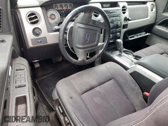 2010 Ford F-150 XL with VIN 1FTFX1CV9AKB84802, listed as a Copart auction lot 56970445 with 220,404 mi miles and Salvage title. Bid and sale history available at DreamBid. Image 8.