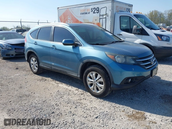 2013 Honda CR-V EX-L with VIN 5J6RM4H79DL034392, listed as a IAAI auction lot 42033537 with 162,011 mi miles. Bid and sale history available at carsss.com. Image 1.