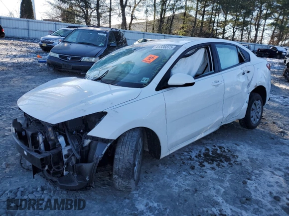2020 Kia Rio LX with VIN 3KPA24ADXLE279833, listed as a Copart auction lot 41336875 with 0 mi miles and Salvage Title. Bid and sale history available at carsss.com. Image 1.