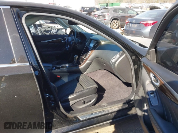 2014 Infiniti Q50 Sport with VIN JN1BV7AP5EM689535, listed as a IAAI auction lot 41668286 with 152,970 mi miles and . Bid and sale history available at DreamBid. Image 5.
