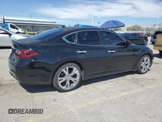 2013 Infiniti M37 with VIN JN1BY1AP7DM511547, listed as a Copart auction lot 52928405 with 116,278 mi miles and Salvage Title. Bid and sale history available at carsss.com. Image 3.