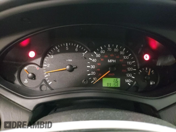 2000 Ford Focus with VIN 1FAHP3430YW406024, listed as a Copart auction lot 86580314 with 99,158 mi miles and Clean title. Bid and sale history available at DreamBid. Image 9.