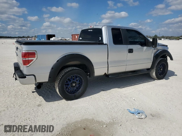 2013 Ford F-150 XL with VIN 1FTFX1EF9DFD95341, listed as a Copart auction lot 44060195 with 180,082 mi miles and Salvage Title. Bid and sale history available at carsss.com. Image 3.