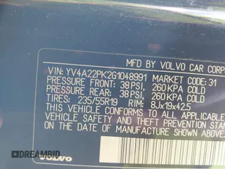 2016 Volvo XC90 T6 Momentum z VIN YV4A22PK2G1048991, wystawiony jako IAAI lot #42179677 z przebiegiem 122 849 mil mil oraz . Historia ofert i sprzedaży dostępna na DreamBid. Obrazek 9.