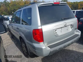 2003 Honda Pilot EX with VIN 2HKYF18593H504030, listed as a IAAI auction lot 35742950 with Not Provided miles and . Bid and sale history available at DreamBid. Image 3.