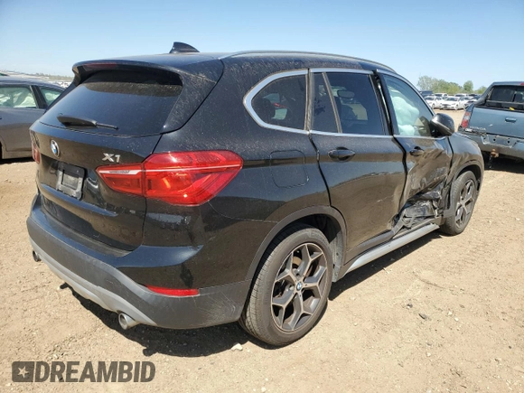 2018 BMW X1 xDrive28i with VIN WBXHT3C38J5K28174, listed as a Copart auction lot 57333385 with 50,064 mi miles and Salvage title. Bid and sale history available at DreamBid. Image 3.