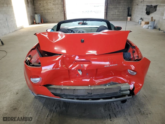 2007 Pontiac Solstice with VIN 1G2MB35B87Y123004, listed as a Copart auction lot 79489224 with 25,149 mi miles and Salvage Title. Bid and sale history available at carsss.com. Image 6.