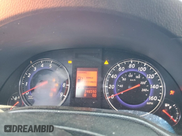 2008 Infiniti G35 Journey with VIN JNKBV61E08M218577, listed as a Copart auction lot 62776125 with 246,590 mi miles and Salvage title. Bid and sale history available at DreamBid. Image 9.