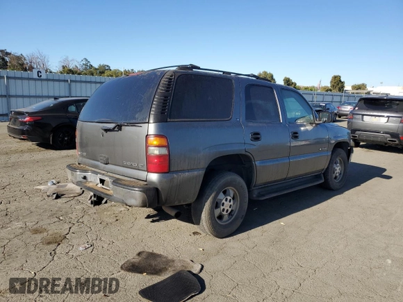 2002 Chevrolet Tahoe LT with VIN 1GNEC13T22R263962, listed as a Copart auction lot 72726674 with 258,148 mi miles and Salvage Title. Bid and sale history available at carsss.com. Image 3.