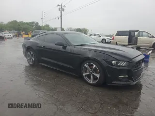 2015 Ford Mustang V6 with VIN 1FA6P8AM6F5318180, listed as a Copart auction lot 53933415 with Not Provided miles and Salvage Title. Bid and sale history available at DreamBid. Image 4.