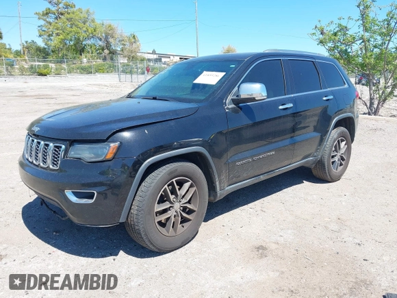 2017 Jeep Grand Cherokee Limited with VIN 1C4RJEBG2HC795168, listed as a IAAI auction lot 41859286 with 192,060 mi miles. Bid and sale history available at carsss.com. Image 18.