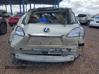 2012 Lexus RX 450h with VIN JTJBC1BA3C2435404, listed as a Copart auction lot 50693325 with 164,221 mi miles and Salvage Title. Bid and sale history available at DreamBid. Image 6.