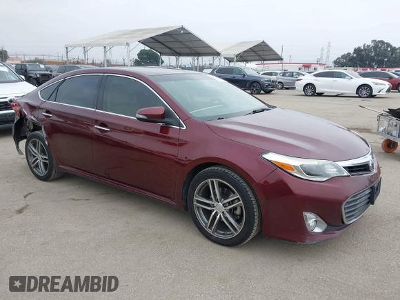 2013 Toyota Avalon XLE with VIN 4T1BK1EB1DU001297, listed as a IAAI auction lot 42041699 with 217,190 mi miles and . Bid and sale history available at DreamBid. Image 1.