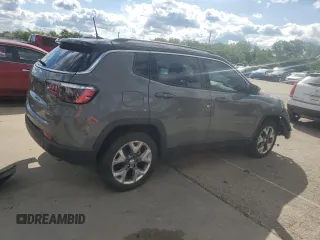 2021 Jeep Compass Limited with VIN 3C4NJDCB1MT579130, listed as a Copart auction lot 57854655 with 49,553 mi miles and Salvage title. Bid and sale history available at DreamBid. Image 3.
