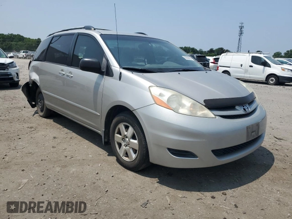 2008 Toyota Sienna CE z VIN 5TDZK23C88S221020, wystawiony jako Copart lot #59200925 z przebiegiem 163 513 mil mil oraz Szkoda całkowita • Salvage title. Historia ofert i sprzedaży dostępna na DreamBid. Obrazek 4.
