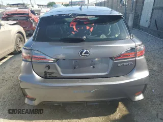 2017 Lexus CT 200h with VIN JTHKD5BH5H2289985, listed as a Copart auction lot 64888015 with 91,247 mi miles and Salvage title. Bid and sale history available at DreamBid. Image 6.