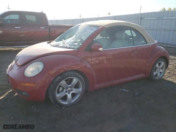 2006 Volkswagen New Beetle Convertible with VIN 3VWSF31Y26M322395, listed as a Copart auction lot 74772444 with 116,090 mi miles and Salvage Title. Bid and sale history available at carsss.com. Image 1.