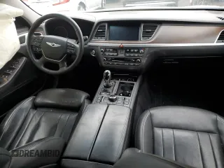 2017 Genesis G80 3.8L with VIN KMHGN4JE0HU184356, listed as a Copart auction lot 83612364 with 115,558 mi miles and Salvage Title. Bid and sale history available at DreamBid. Image 8.