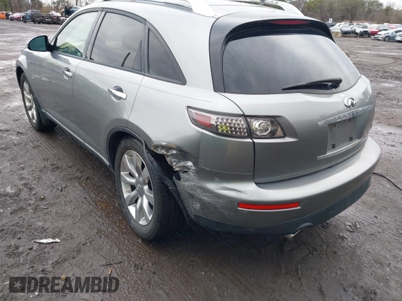 2005 Infiniti FX35 with VIN JNRAS08U25X110245, listed as a IAAI auction lot 41968518 with 80,398 mi miles. Bid and sale history available at carsss.com. Image 6.