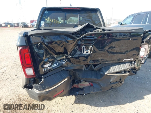 2020 Honda Ridgeline RTL with VIN 5FPYK3F52LB024816, listed as a IAAI auction lot 42103344 with 68,700 mi miles and . Bid and sale history available at DreamBid. Image 6.