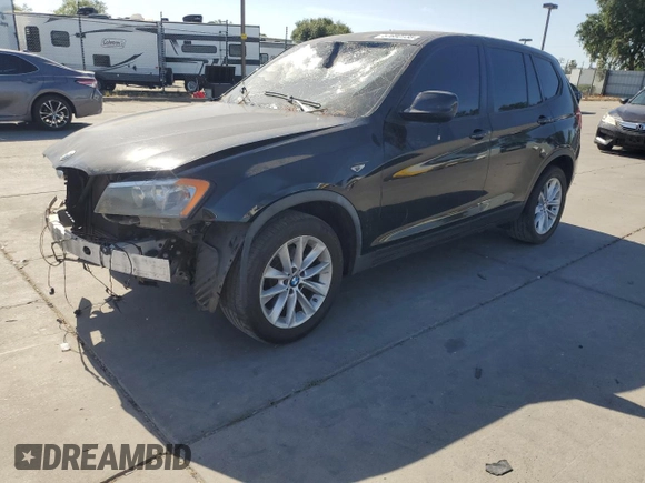 2014 BMW X3 xDrive28i z VIN 5UXWX9C59E0D40905, wystawiony jako Copart lot #57693135 z przebiegiem 133 152 mil mil oraz Szkoda całkowita • Salvage title. Historia ofert i sprzedaży dostępna na DreamBid. Obrazek 1.