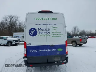 2021 Ford Transit Cargo with VIN 1FTBW3X80MKA98459, listed as a IAAI auction lot 41236413 with 86,778 mi miles. Bid and sale history available at carsss.com. Image 16.