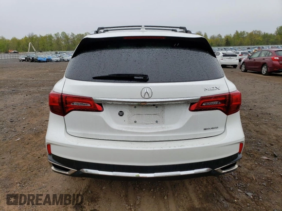 2020 Acura MDX with VIN 5J8YD4H39LL048808, listed as a Copart auction lot 50528193 with 14,449 mi miles. Bid and sale history available at carsss.com. Image 6.