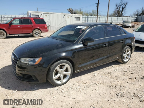2015 Audi A3 1.8T Premium with VIN WAUACGFFXF1005769, listed as a Copart auction lot 50148835 with 157,184 mi miles and Clean Title. Bid and sale history available at carsss.com. Image 1.
