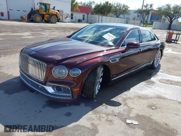 2021 Bentley Flying Spur W12 with VIN SCBBB6ZG9MC084879, listed as a IAAI auction lot 41264979 with Not Provided miles and . Bid and sale history available at DreamBid. Image 2.