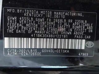 2011 Toyota Camry LE with VIN 4T1BK3EK8BU122191, listed as a IAAI auction lot 41992136 with 102,579 mi miles. Bid and sale history available at carsss.com. Image 9.