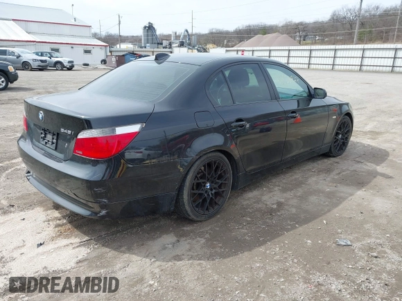 2005 BMW 5 Series 545i with VIN WBANB33565CN63095, listed as a IAAI auction lot 41853927 with 147,546 mi miles and . Bid and sale history available at carsss.com. Image 4.