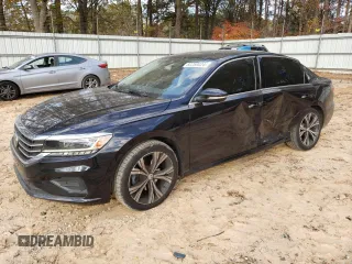 2020 Volkswagen Passat 2.0T SEL with VIN 1VWCA7A30LC024696, listed as a Copart auction lot 82259024 with 64,008 mi miles and Salvage Title. Bid and sale history available at carsss.com. Image 1.