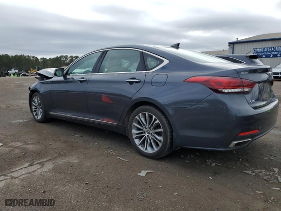 2017 Genesis G80 3.8L with VIN KMHGN4JEXHU170481, listed as a Copart auction lot 38900224 with 71,639 mi miles. Bid and sale history available at carsss.com. Image 2.