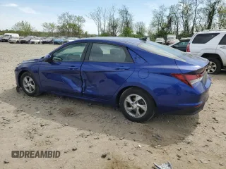2023 Hyundai Elantra SE with VIN 5NPLL4AG5PH119523, listed as a Copart auction lot 53749925 with 17,459 mi miles and Salvage title. Bid and sale history available at DreamBid. Image 2.