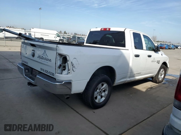 2019 Ram 1500 Classic Tradesman with VIN 1C6RR6FGXKS627811, listed as a Copart auction lot 46370315 with 191,908 mi miles and Clean Title. Bid and sale history available at carsss.com. Image 3.
